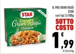 Conad Margherita il mio Gran Ragù Classico STAR offerta