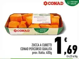 Conad Margherita Zucca a cubetti Conad Percorso Qualità offerta
