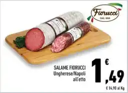 Conad Margherita Salame Fiorucci Ungherese/Napoli offerta