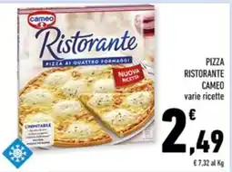 Conad Margherita Pizza Ristorante Cameo offerta