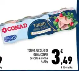 Conad Margherita Tonno all'olio di oliva Conad offerta