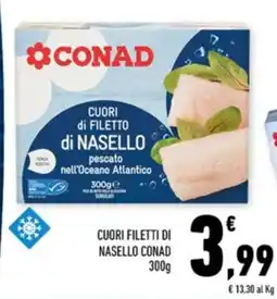 Conad Margherita Cuori filetti di nasello conad offerta