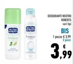 Conad Superstore Deodoranti Neutro Roberts offerta