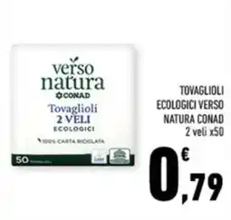 Conad Margherita Tovaglioli ecologici verso natura conad offerta