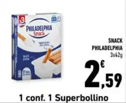 Conad Margherita Snack Philadelphia offerta