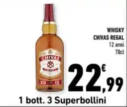 Conad Margherita Whisky Chivas Regal 12 anni offerta