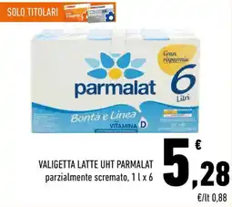 Conad Superstore Valigetta latte UHT Parmalat offerta