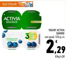 Conad Superstore Yogurt Activia Danone offerta