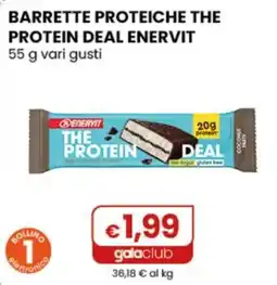 Gala Supermercati Barrette proteiche The Protein Deal Enervit offerta