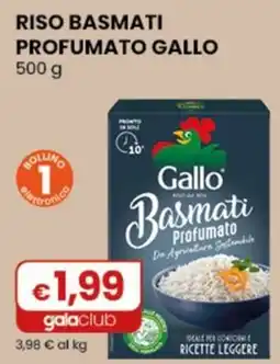 Gala Supermercati Riso basmati profumato Gallo offerta