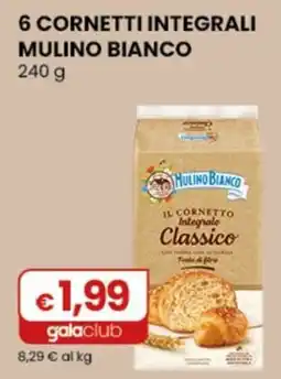 Gala Supermercati Cornetti integrali classico Mulino Bianco offerta
