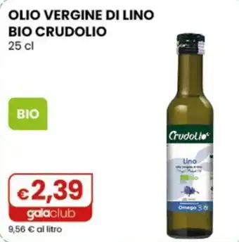 Olio vergine di lino bio Crudolio