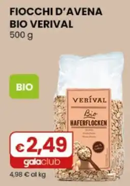 Gala Supermercati Fiocchi d'avena bio Verival offerta