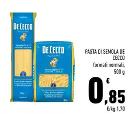 Conad Superstore Pasta di semola De Cecco offerta
