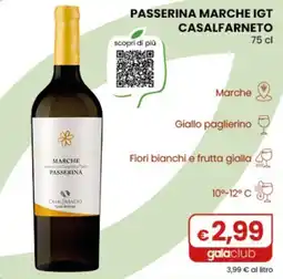 Gala Supermercati Passerina Marche IGT Casalfarneto offerta