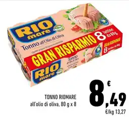 Conad Superstore Tonno Riomare all’olio di oliva offerta