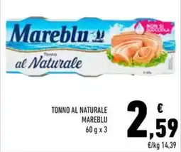 Conad Superstore Tonno al Naturale Mareblu offerta