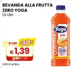 Gala Supermercati Beveranda alla frutta zero yoga offerta
