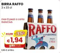 Gala Supermercati Birra Raffo offerta