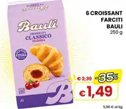 Gala Supermercati Croissant classico ciliegia Bauli offerta