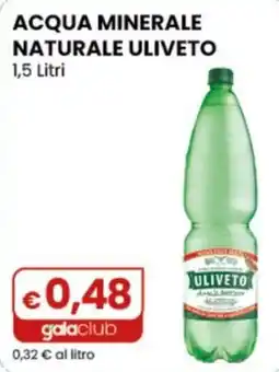 Gala Supermercati Acqua minerale naturale Uliveto offerta