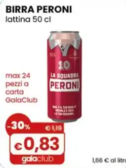 Gala Supermercati Birra Peroni offerta