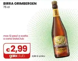 Gala Supermercati Birra Grimbergen offerta