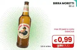 Gala Supermercati Birra Moretti offerta