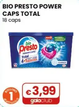 Gala Supermercati Bio Presto Power Caps Total offerta