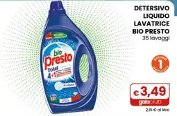 Gala Supermercati bio Presto Total 4+1 offerta