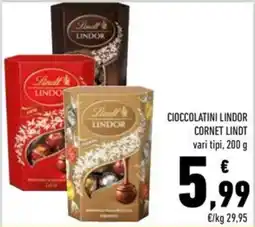 Conad Superstore Cioccolatini Lindor offerta
