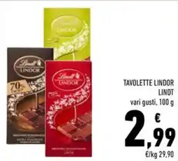 Conad Superstore Tavolette Lindor offerta