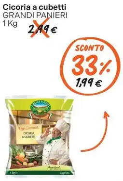 Gelmarket Cicoria a cubetti Grandi Panieri offerta
