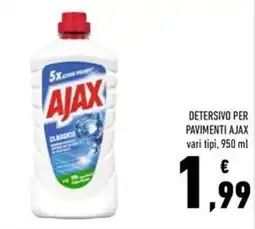 Conad Superstore Detersivo per pavimenti Ajax classico offerta