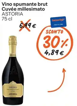 Gelmarket Vino spumante brut Cuvée millesimato Astoria offerta