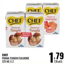 Gecop Chef panna funghi/salmone offerta