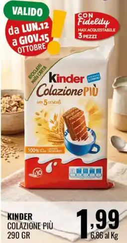 Gecop Kinder Colazione Più offerta