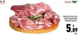Conad Superstore Braciole di collo con osso di suino CONAD offerta
