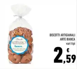 Conad Superstore Biscotti artigianali Arte Bianca offerta