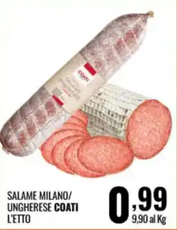 Gecop Salame Milano/Ungherese Coati offerta