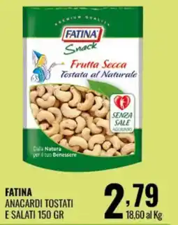 Gecop Fatina anacardi tostati e salati offerta