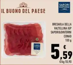 Conad Superstore Bresaola della Valtellina IGP Sapori&Dintorni offerta