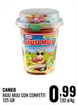 Gecop Cameo muu muu con confetti offerta