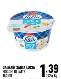 Gecop Galbani Santa Lucia Fiocchi di Latte offerta