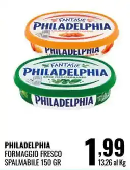 Gecop Philadelphia formaggio fresco spalmabile offerta