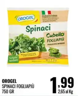 Gecop Orogel spinaci fogliapiù offerta
