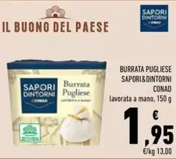 Conad Superstore Burrata Pugliese Saporidintorni offerta