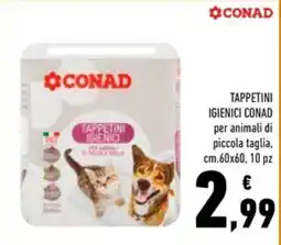 Conad Superstore Tappetini igienici Conad offerta