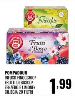 Gecop Pompadour infuso frutti di bosco offerta