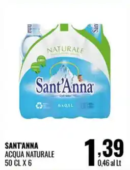 Gecop Sant'Anna acqua naturale offerta